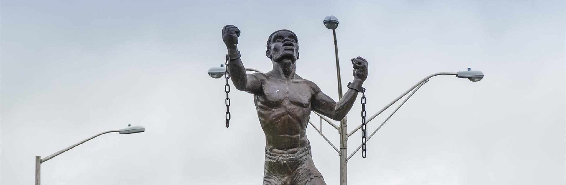 The Bussa Emancipation Statue of Barbados' Rebel Leader