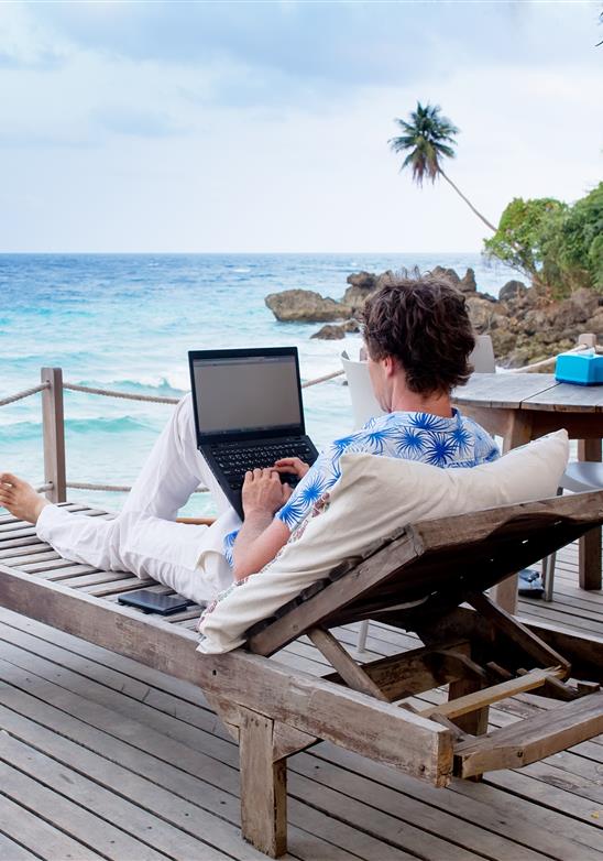 Selecionando um local para ficar em Barbados