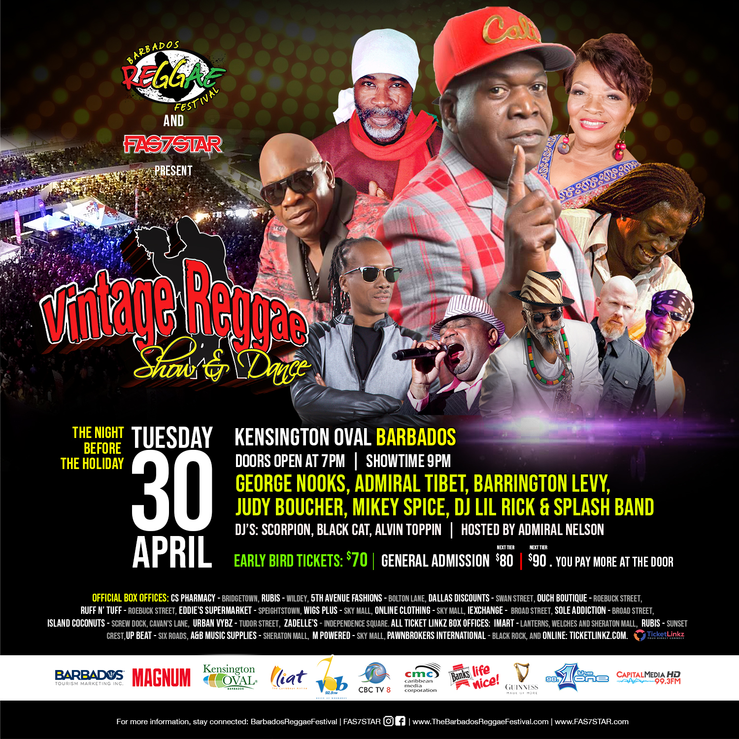 Barbados Reggae Festival 2022 - Vintage Show & Dance